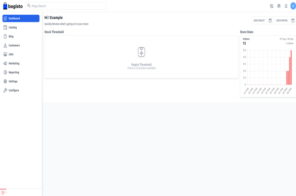 Bagisto ConvertStoreToWeb