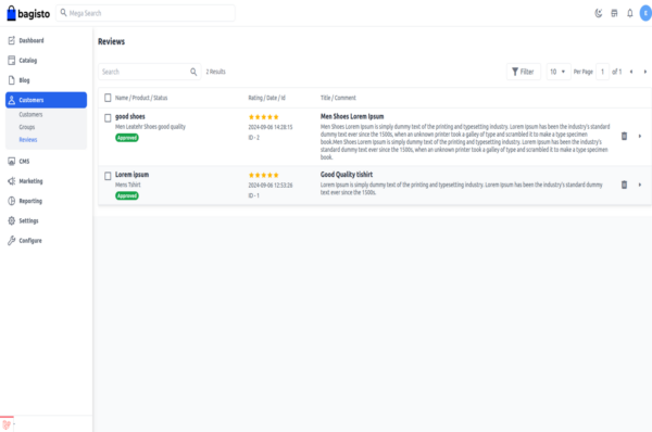 Bagisto ConvertStoreToWeb