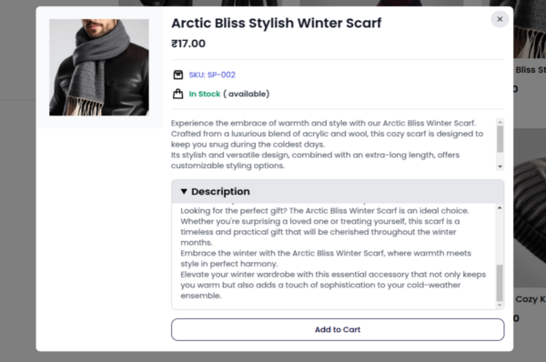 Instant Product View