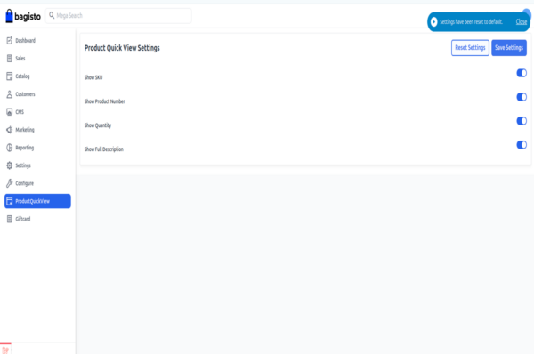 Instant Product View