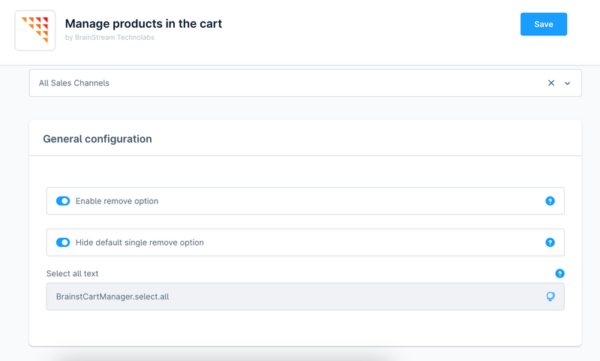Bulk Remove from Cart