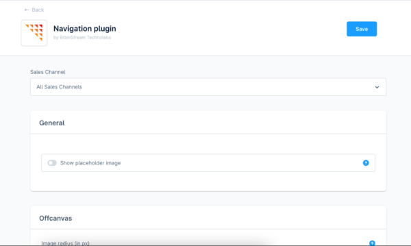 Navigation for category images